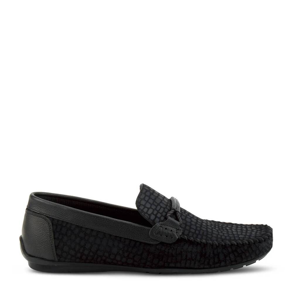 NEW SPRING STEP SHOES men's luciano shoes in black